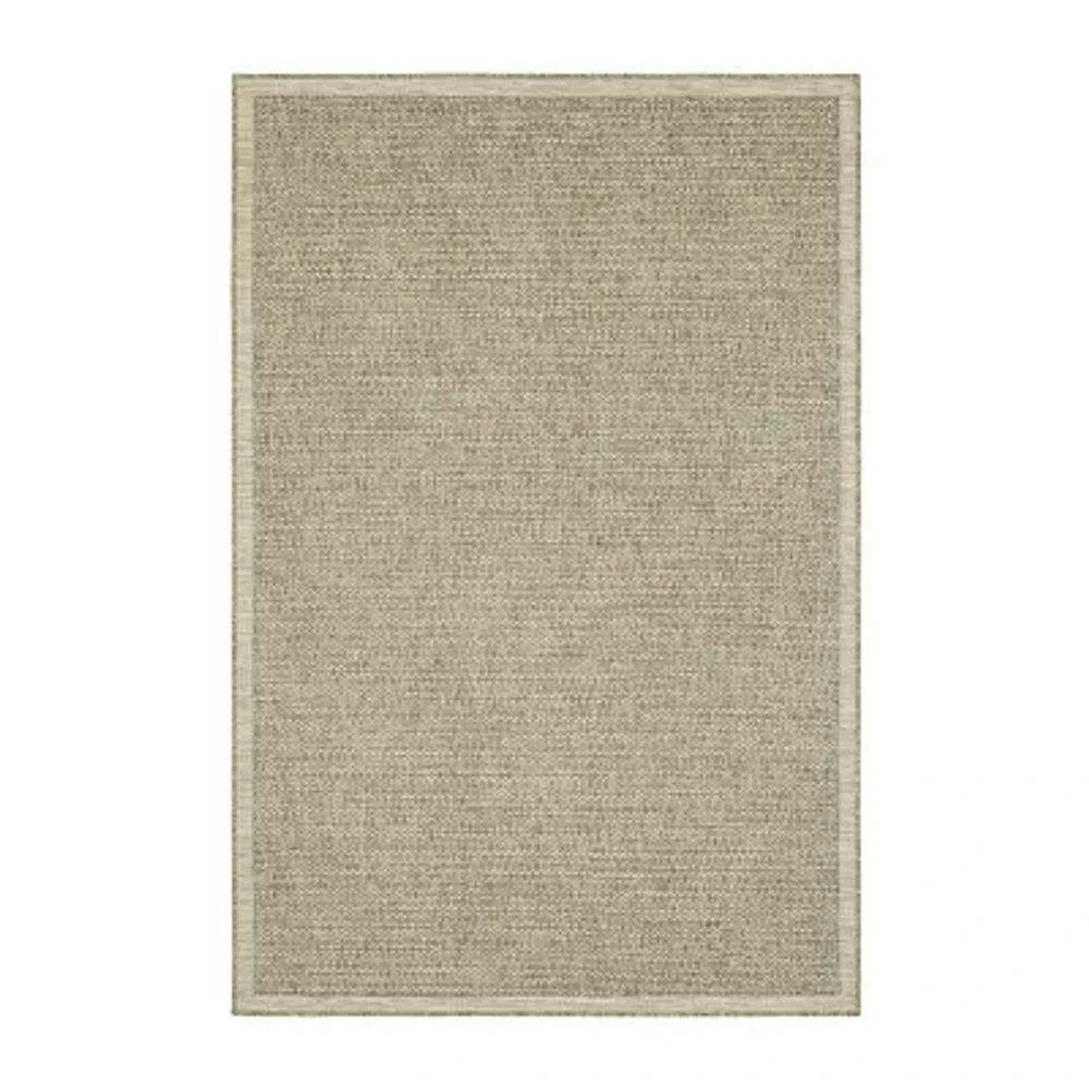 Covington Home Trinidad Textured Solid 36"X60" Indoor Outdoor Rectangular Accent Rug