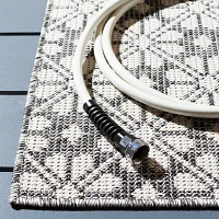 Martha Stewart Kalden Floral Water Resistant Indoor Rectangular Area Rug