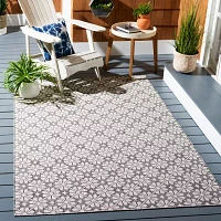 Martha Stewart Kalden Floral Water Resistant Indoor Rectangular Area Rug