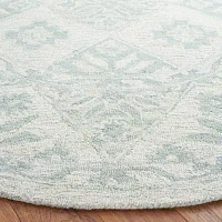 Martha Stewart Deena Floral Hand Tufted 7' X 7' Indoor Round Area Rug