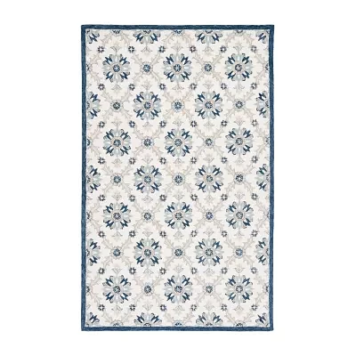 Martha Stewart Ivy Floral Hand Tufted Indoor Rectangle Area Rug