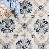 Martha Stewart Ivy Floral Hand Tufted Indoor Rectangle Area Rug