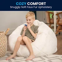 Dillion Bean Bag Furry Chair