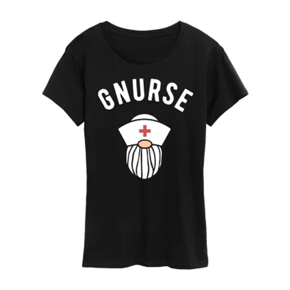 Nurse Womens Short Sleeve Graphic T-Shirt