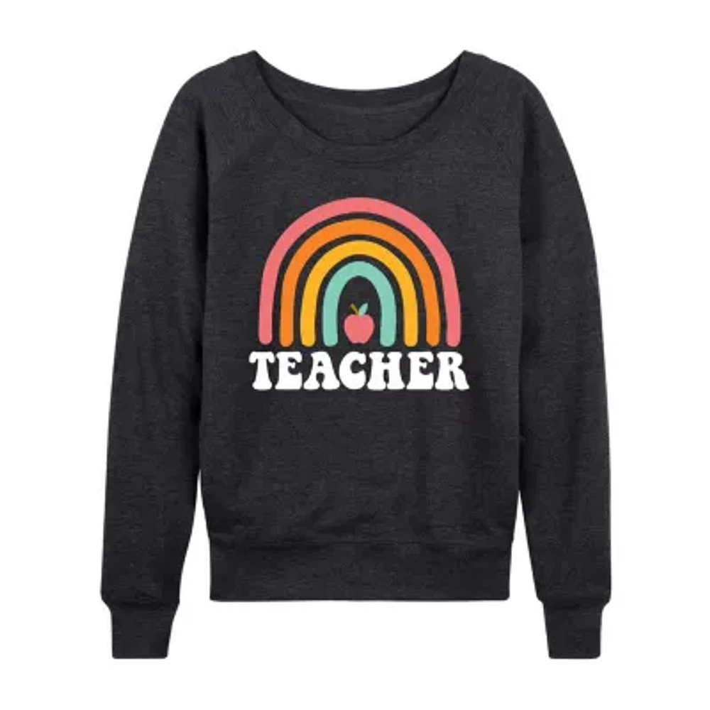 Teacher Womens Long Sleeve Graphic T-Shirt