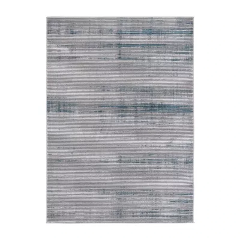 Martha Stewart Mila Stripe Indoor Rectangular Area Rug