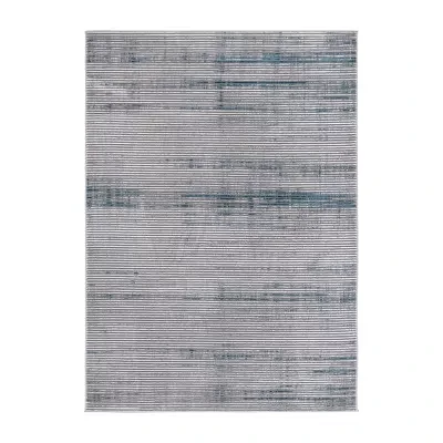 Martha Stewart Mila Stripe Indoor Rectangular Area Rug