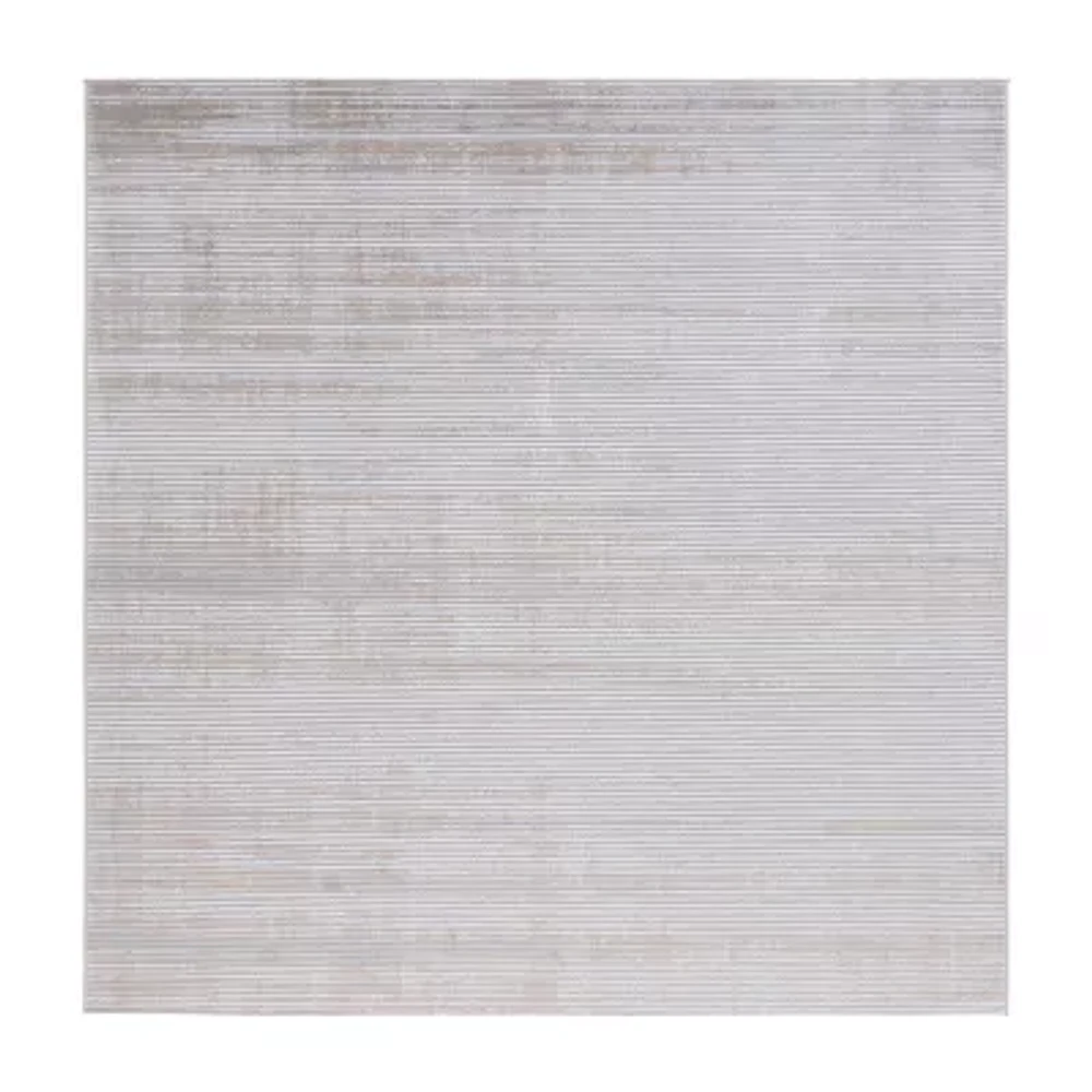 Martha Stewart Mila Stripe 6'7" X 6'7" Indoor Square Area Rug