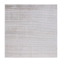 Martha Stewart Mila Stripe 6'7" X 6'7" Indoor Square Area Rug