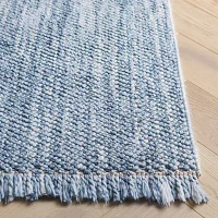 Martha Stewart Emmie Bordered Washable 6'7" X 6'7" Indoor Square Area Rug