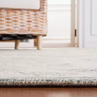 Martha Stewart Leia Floral Hand Tufted Indoor Rectangle Area Rug