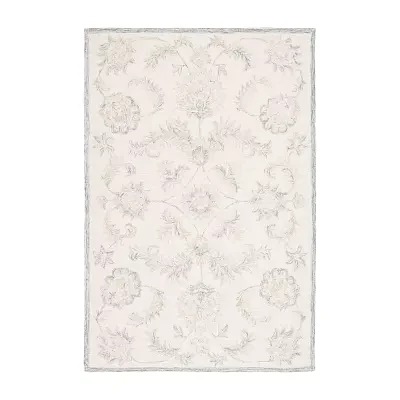 Martha Stewart Leia Floral Hand Tufted Indoor Rectangle Area Rug