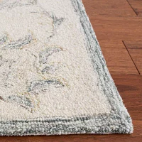 Martha Stewart Leia Floral Hand Tufted Indoor Rectangle Area Rug