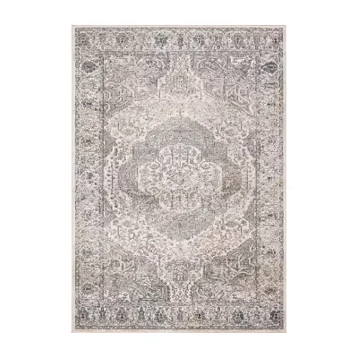 Martha Stewart Leon Medallion Washable Indoor Rectangle Accent Rug