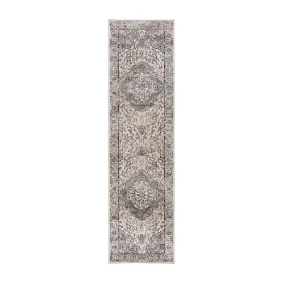 Martha Stewart Leon Medallion 26" X 72" Indoor Rectangle Runner