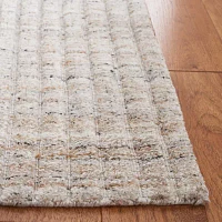 Martha Stewart Tanya Stripe Loomed Washable 6' X 6' Indoor Square Area Rug