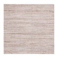 Martha Stewart Tanya Stripe Loomed Washable 6' X 6' Indoor Square Area Rug