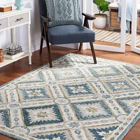 Martha Stewart Zuri Floral Hand Tufted Indoor Rectangle Area Rug