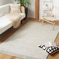 Martha Stewart Jade Bordered Loomed 8' X 10' Indoor Rectangular Area Rug