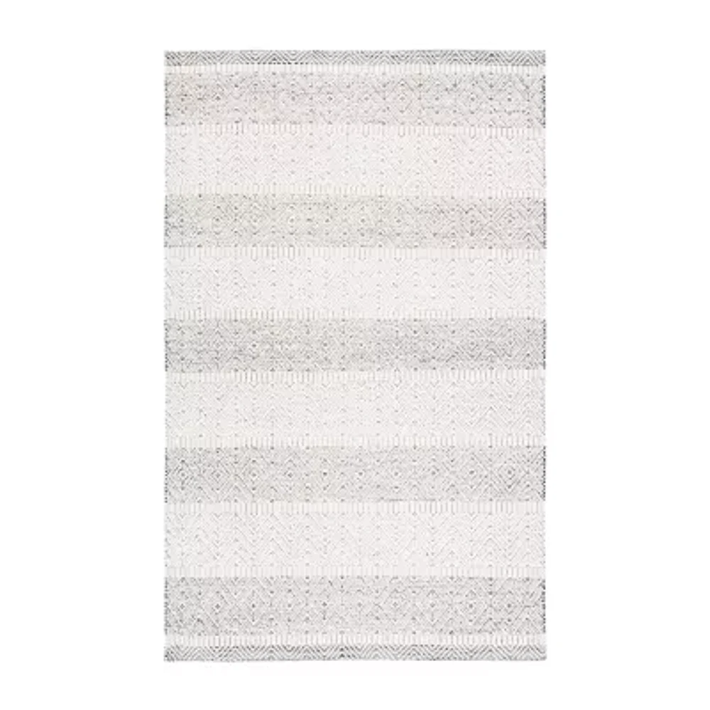 Martha Stewart Rae Stripe Loomed Indoor Rectangular Area Rug