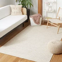 Martha Stewart Faye Stripe Loomed 36" X 60" Indoor Rectangular Accent Rug"