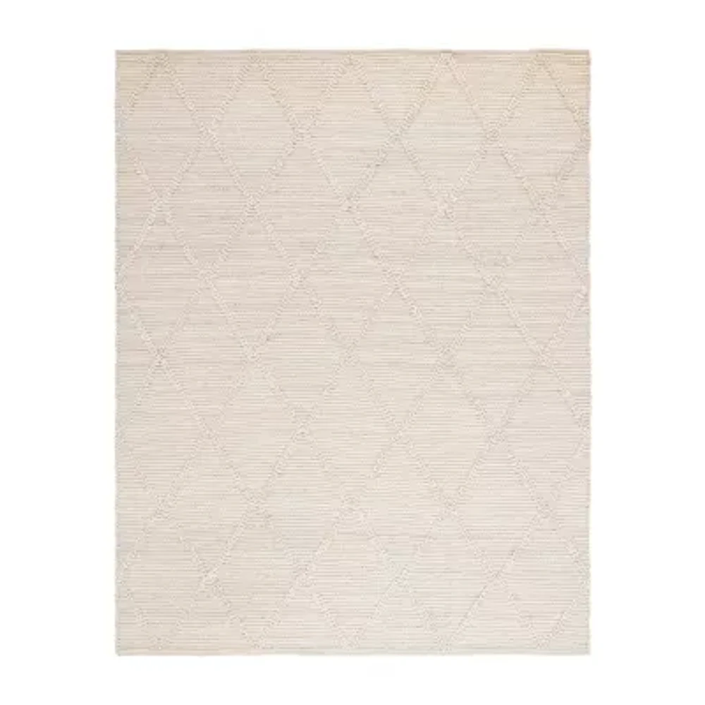 Martha Stewart Iona Solid Woven Indoor Rectangular Area Rug