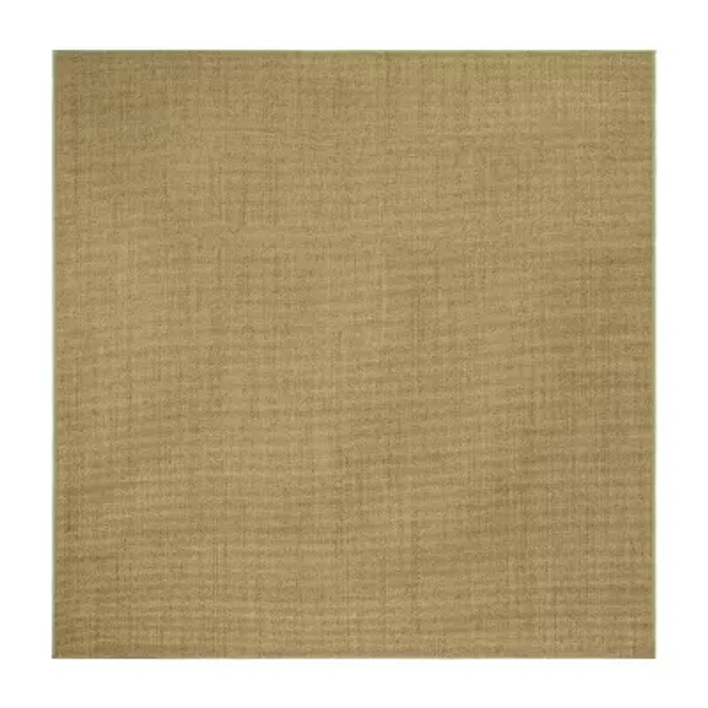 Martha Stewart Lilly Solid Woven Indoor Square Area Rug