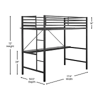 Jake Rectangular Bunk Bed