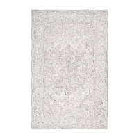 Martha Stewart Zion Bordered Washable Indoor Rectangular Area Rug