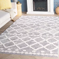 Martha Stewart Anne Bordered 5' X 8' Indoor Rectangular Area Rug