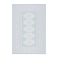 Martha Stewart Meera Medallion Washable Outdoor Rectangular Area Rug