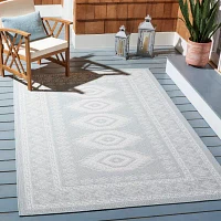 Martha Stewart Meera Medallion Washable Outdoor Rectangular Area Rug