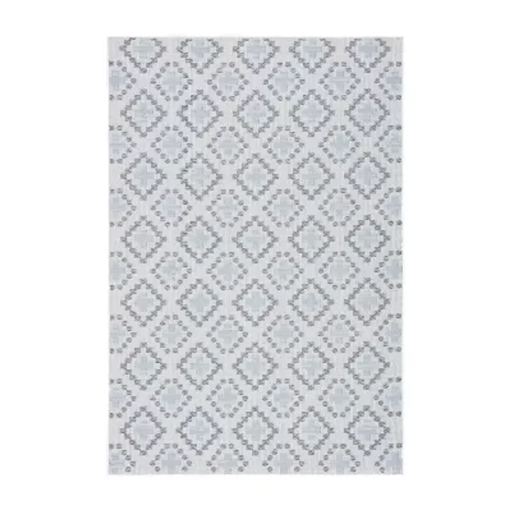 Martha Stewart Robin Geometric Outdoor Rectangular Area Rug