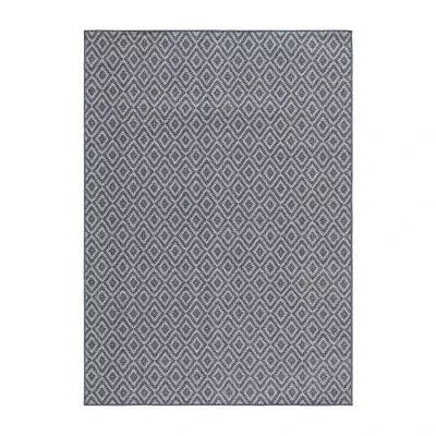 Martha Stewart Eve Geometric 6'7" X 8'7" Outdoor Rectangular Area Rug"