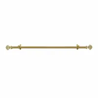 Buono II ¾" Adjustable Curtain Rod with Bach Finial