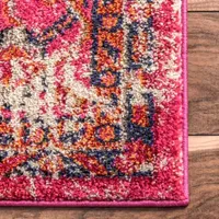 nuLoom Distressed Floral Anabel Rug