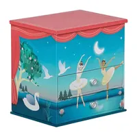 Mele and Co Mariel Balleria Blue Jewelry Box