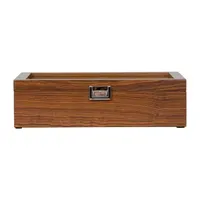 Mele and Co Jayson Mahogany-Finish Watch Box