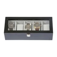 Mele And Co Tate Java-Finish Watch Box