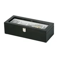 Mele And Co Tate Java-Finish Watch Box