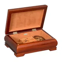 Mele and Co Carmen Walnut-Finish Jewelry Box