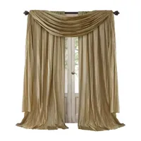 Elrene Home Fashions Athena Light-Filtering Rod Pocket Set of 2 Curtain Panel