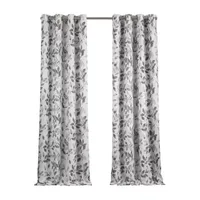 Elrene Home Fashions Avalon Energy Saving Blackout Grommet Top Single Curtain Panel