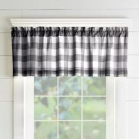 Elrene Home Fashions Farmhouse Living Buffalo Check Rod Pocket Valance