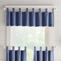 Elrene Home Fashions Tucker Solid Tab Top Valances