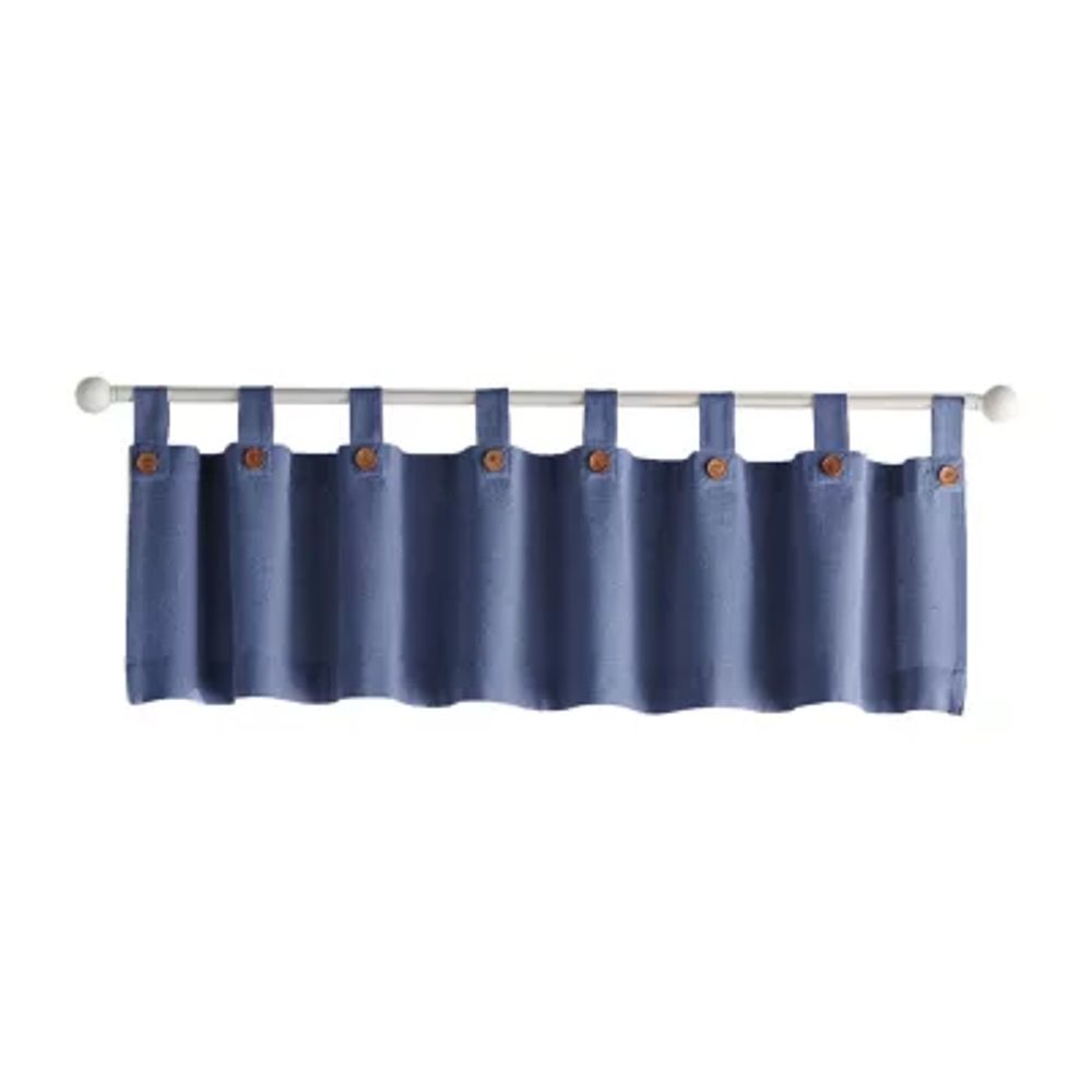 Elrene Home Fashions Tucker Solid Tab Top Valances