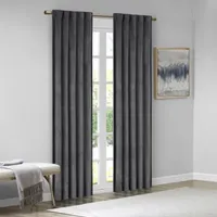 510 Design Garett Light-Filtering Rod Pocket Back Tab Set of 2 Curtain Panel