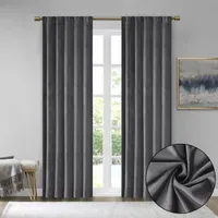 510 Design Garett Light-Filtering Rod Pocket Back Tab Set of 2 Curtain Panel