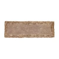 Better Trends Shaggy Border Mat Bathroom Rug Runner