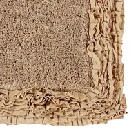 Better Trends Shaggy Border Mat Bathroom Rug Runner